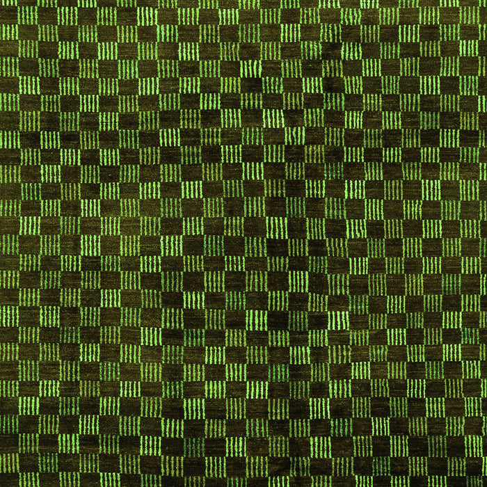 Machine Washable Abstract Green Modern Area Rugs, wshabs4024grn