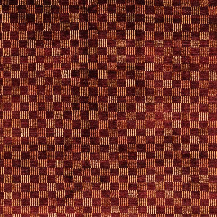 Machine Washable Abstract Orange Modern Area Rugs, wshabs4024org