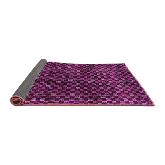 Sideview of Abstract Purple Modern Rug, abs4024pur
