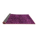 Sideview of Abstract Purple Modern Rug, abs4024pur