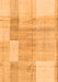 Machine Washable Checkered Orange Modern Area Rugs, wshabs4025org