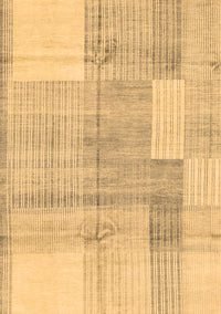 Checkered Brown Modern Rug, abs4025brn