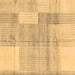 Square Checkered Brown Modern Rug, abs4025brn