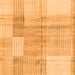 Square Checkered Orange Modern Rug, abs4025org