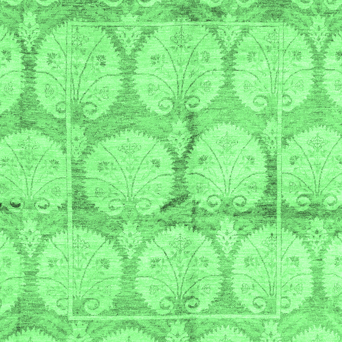 Oriental Emerald Green Traditional Rug, abs4026emgrn