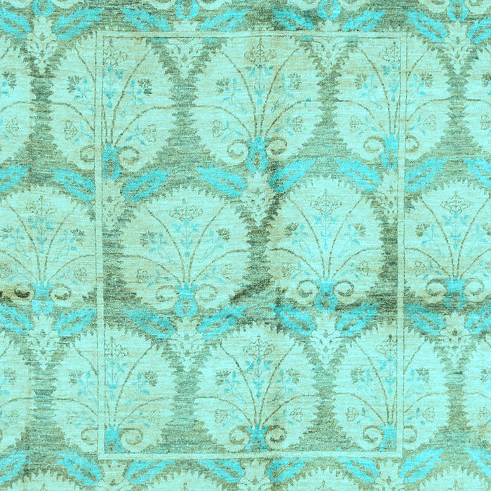 Oriental Light Blue Traditional Rug, abs4026lblu