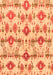 Abstract Orange Modern Rug, abs4027org