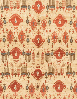Abstract Mustard Yellow Modern Rug, abs4027