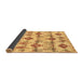 Sideview of Abstract Brown Modern Rug, abs4027brn