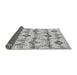 Sideview of Abstract Gray Modern Rug, abs4027gry