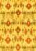 Abstract Yellow Modern Rug, abs4027yw