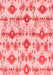 Abstract Red Modern Area Rugs