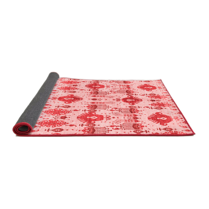 Abstract Red Modern Area Rugs