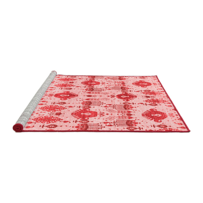 Modern Red Washable Rugs