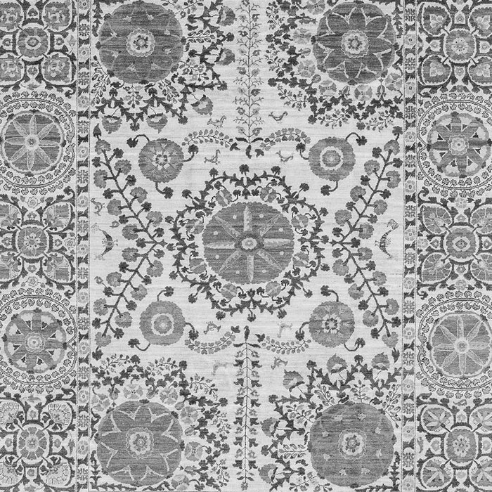 Machine Washable Abstract Gray Modern Rug, wshabs4028gry