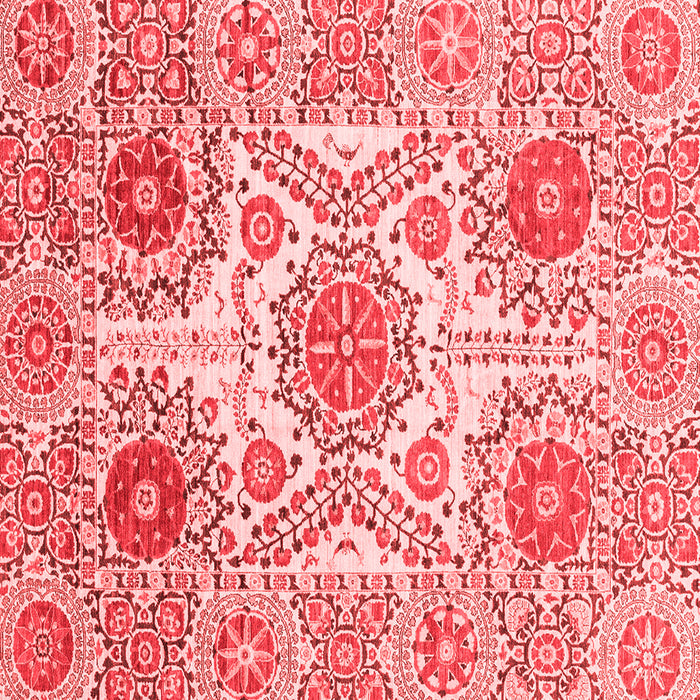 Machine Washable Abstract Red Modern Rug, wshabs4028red