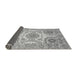 Sideview of Abstract Gray Modern Rug, abs4028gry