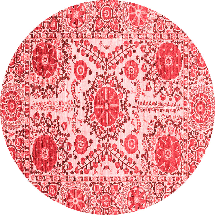 Abstract Red Modern Rug, abs4028red