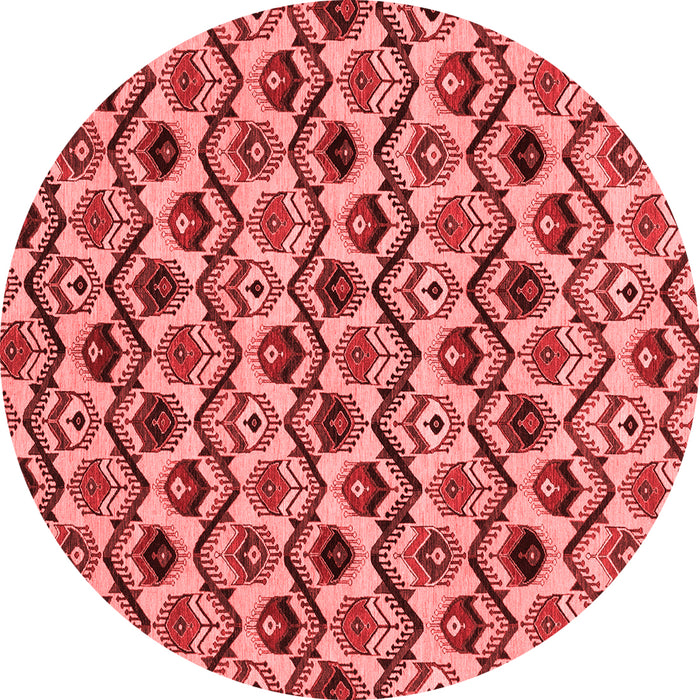 Abstract Red Modern Rug, abs4029red