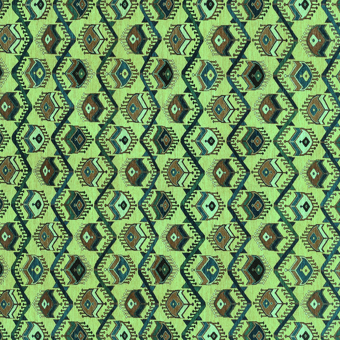 Square Abstract Turquoise Modern Rug, abs4029turq