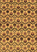 Abstract Brown Modern Rug, abs4029brn