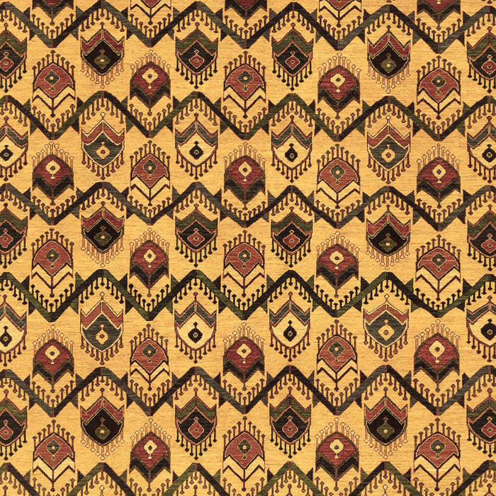 Machine Washable Abstract Brown Modern Rug, wshabs4029brn