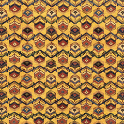 Square Abstract Red Brown Modern Rug, abs4029