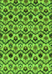 Abstract Green Modern Rug, abs4029grn