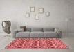 Modern Red Washable Rugs