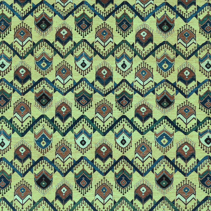 Machine Washable Abstract Light Blue Modern Rug, wshabs4029lblu