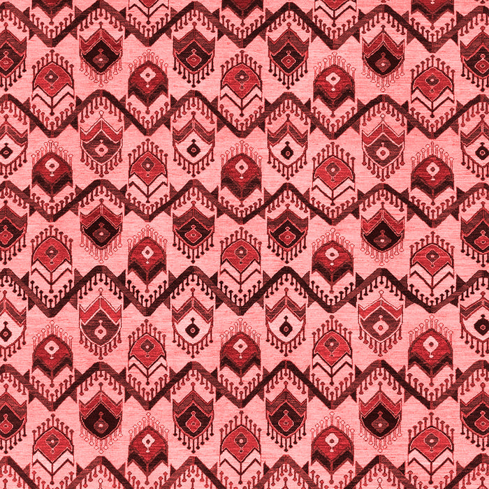 Machine Washable Abstract Red Modern Rug, wshabs4029red