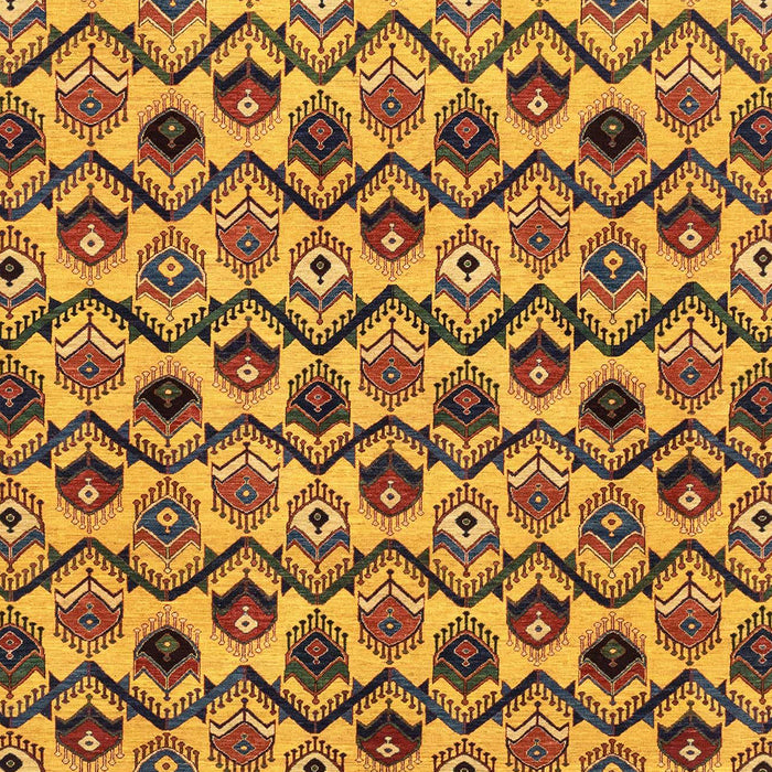 Machine Washable Abstract Red Brown Rug, wshabs4029