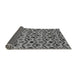 Sideview of Abstract Gray Modern Rug, abs4029gry