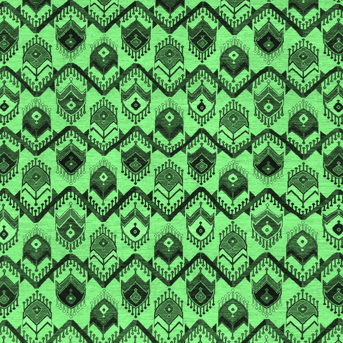 Abstract Emerald Green Modern Rug, abs4029emgrn