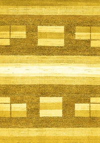 Solid Yellow Modern Rug, abs402yw