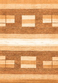 Solid Orange Modern Rug, abs402org