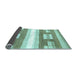 Sideview of Solid Light Blue Modern Rug, abs402lblu