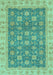 Oriental Turquoise Traditional Rug, abs4030turq