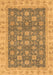 Machine Washable Oriental Brown Traditional Rug, wshabs4030brn