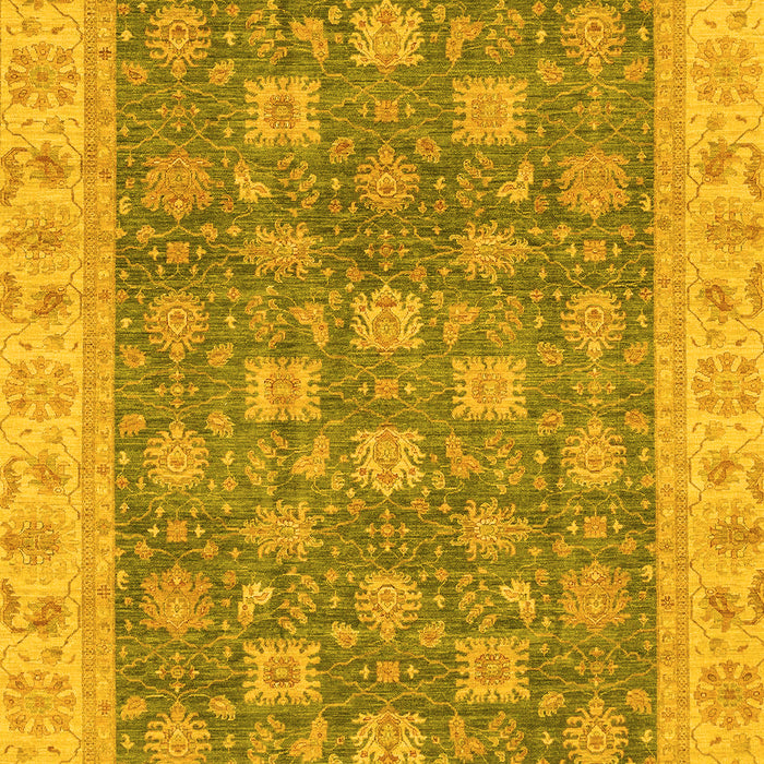 Oriental Yellow Traditional Rug, abs4030yw