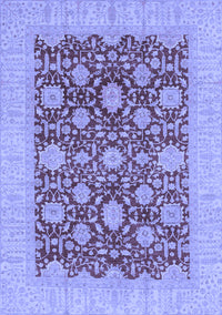 Oriental Blue Traditional Rug, abs4031blu