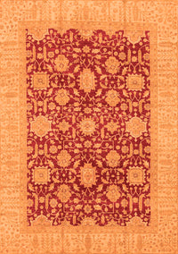 Oriental Orange Traditional Rug, abs4031org