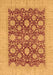 Machine Washable Oriental Brown Traditional Rug, wshabs4031brn