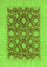 Oriental Green Traditional Rug, abs4031grn