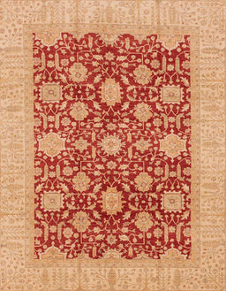 Abstract Orange Red Oriental Rug, abs4031