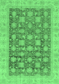 Oriental Emerald Green Modern Rug, abs4032emgrn