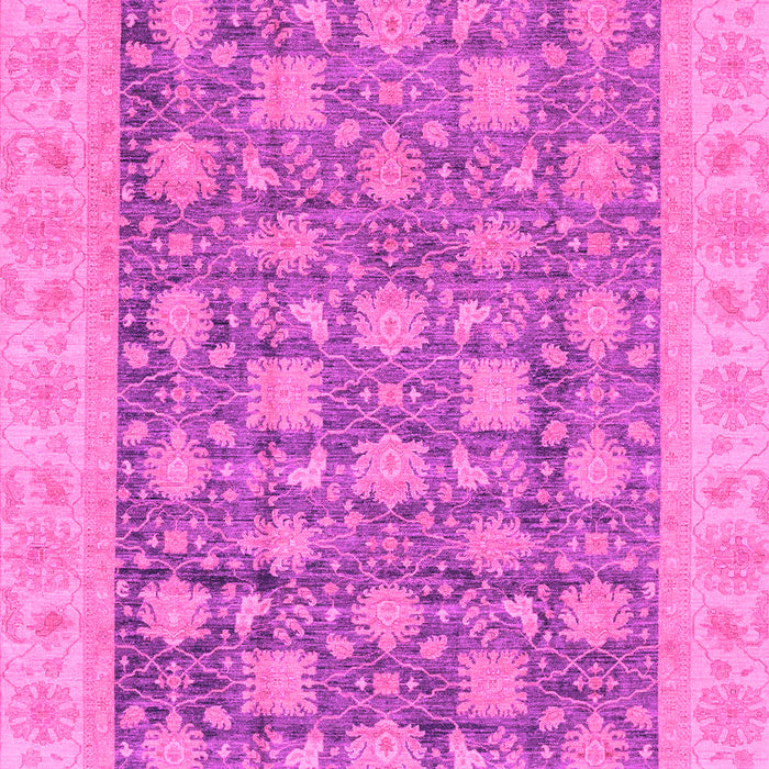 Machine Washable Oriental Pink Modern Rug, wshabs4032pnk