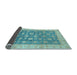 Sideview of Oriental Light Blue Modern Rug, abs4032lblu