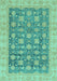 Oriental Turquoise Modern Rug, abs4032turq