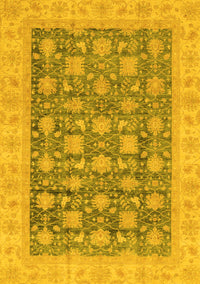 Oriental Yellow Modern Rug, abs4032yw